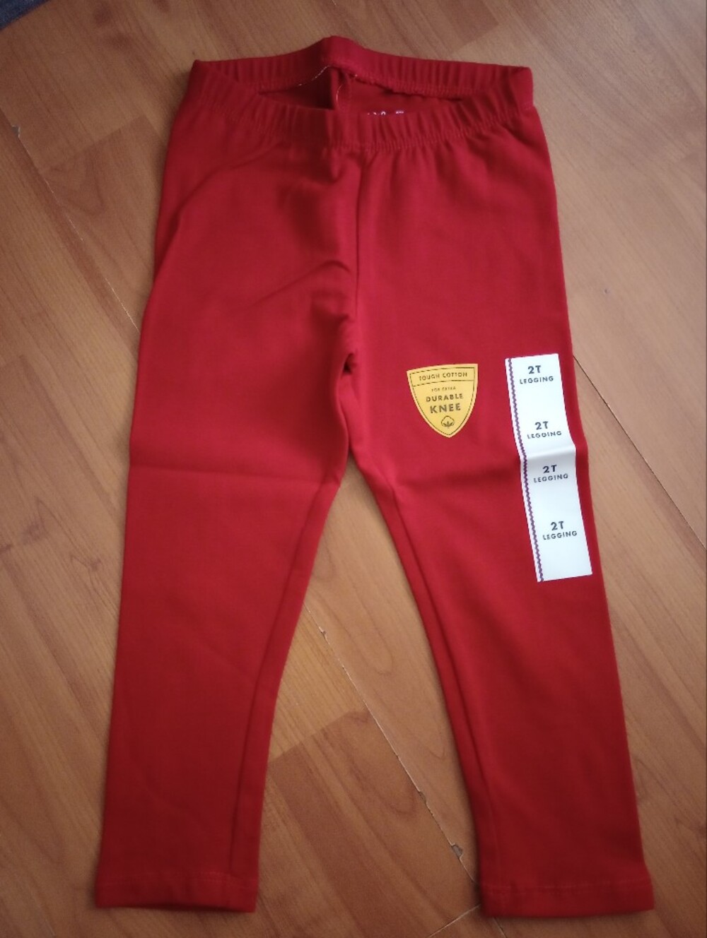 New Cat & Jack Red Toddler Girl Leggings